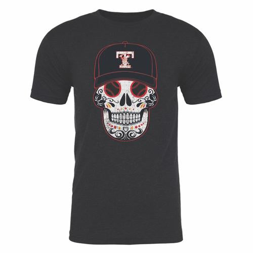 Toledo Mud Hens Black Sugar Skull T