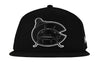 Carolina Mudcats Black Out New Era 5950 On Field Cap