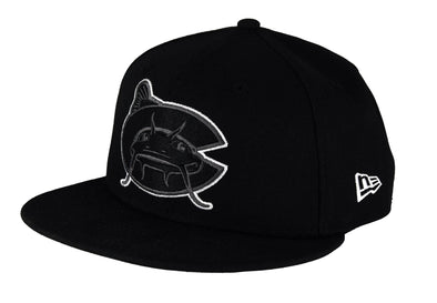 Carolina Mudcats Black Out New Era 5950 On Field Cap