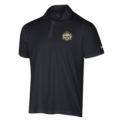 Charleston RiverDogs Under Armour COPA Black Tech Polo