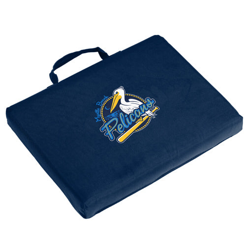 Myrtle Beach Pelicans Logo Brands Primary Logo 14"x11" Bleacher Cushion