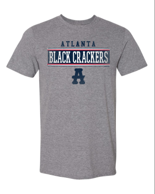 Gwinnett Stripers Atlanta Black Crackers Bleacher Tee