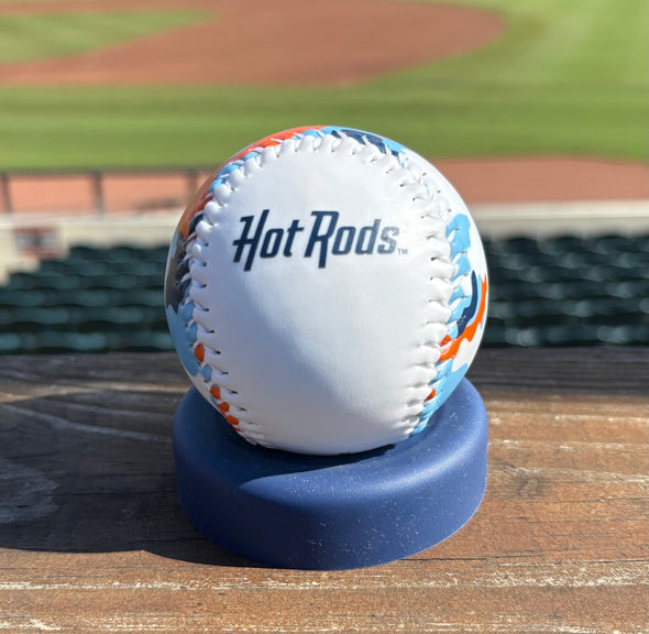 Blue Camouflage Baseball