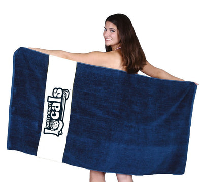 Jersey Shore BlueClaws TNC Locals Wordmark Beach Towel