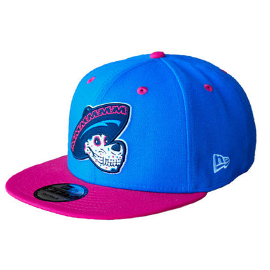 Midland Rockhounds New Era 9Fifty Amigos Strawberry Blue Copa Hat