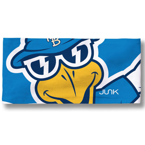 Myrtle Beach Pelicans Junk Brands Blue Splash Headband