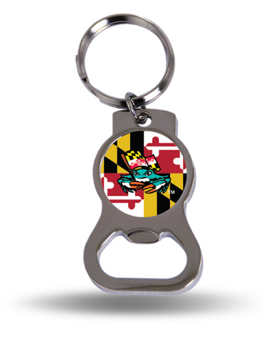 Chesapeake Baysox MD State Bottle Opener Key Ring