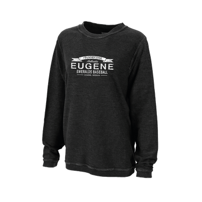 Eugene Emeralds Boxercraft Women's Corduroy Crew Neck Sweatshirt