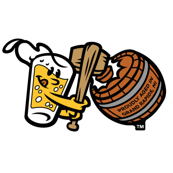 Beer City Bung Hammers Lapel Pin