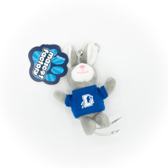 Durham Bulls Mascot Factory Plush Keychain