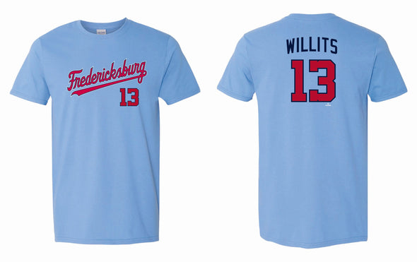 FredNats Burg Blue OT Willits Tee