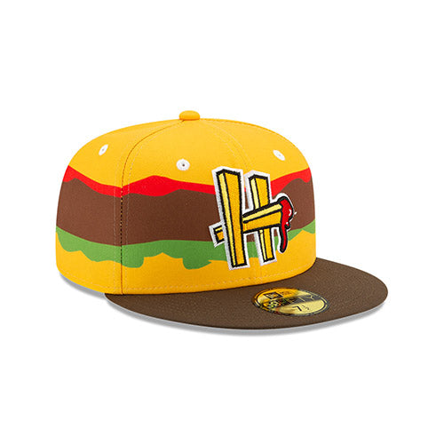 Hartford Steamed Cheeseburger New Era Fries Logo Official On-Field Cap