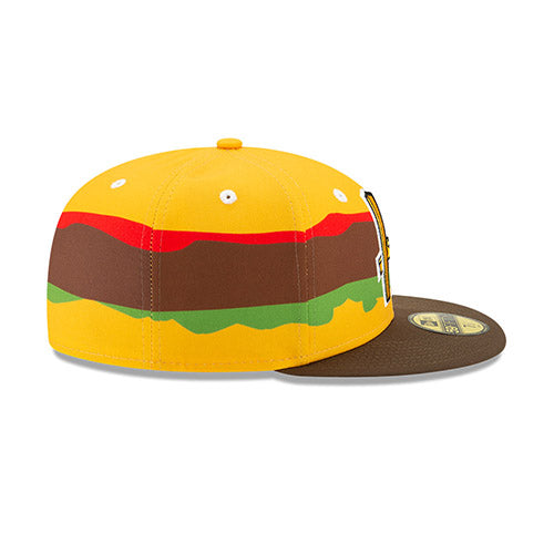 Hartford Steamed Cheeseburger New Era Fries Logo Official On-Field Cap