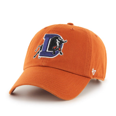 Durham Bulls 47 Brand Burnt Orange D Logo Clean Up