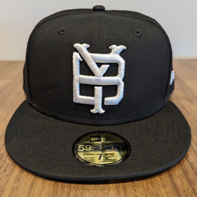 Somerset Patriots Authentic New Era New York Black Yankees 59FIFTY Fitted Cap