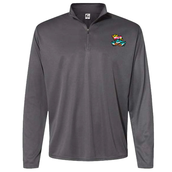 Chesapeake Baysox ADULT Crab 1/4Zip GRAPHITE
