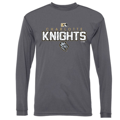 Charlotte Knights Bimm Ridder Shiner Performance Long Sleeve Tee