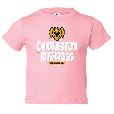 Charleston RiverDogs Infant BP Tee Pink