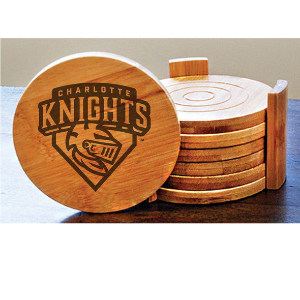 Charlotte Knights Coopersburg Sport Bamboo Coaster Set