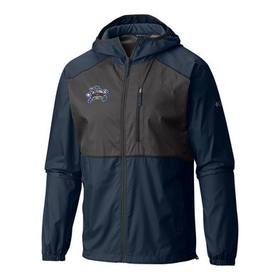 Men's Navy Columbia Rain Jacket