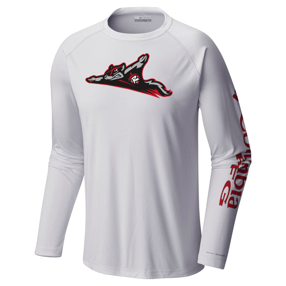 Richmond Flying Squirrels Columbia PFG Full Logo LS Shirt