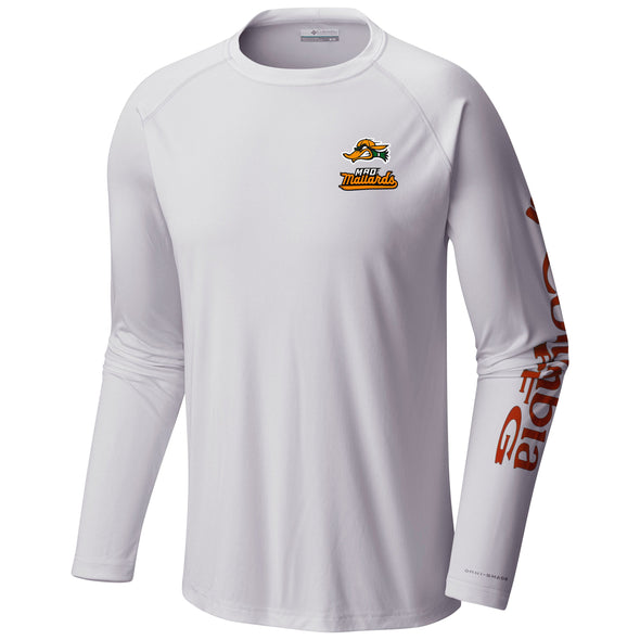 Mad Mallards Columbia Terminal Tackle Orange LS Shirt