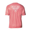 Columbia PFG Terminal Tackle Short Sleeve Shirt in Sorbet with Home Logo