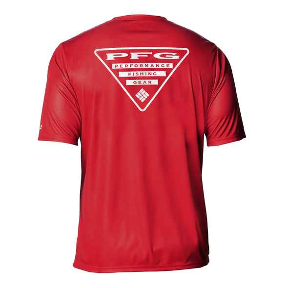 Hickory Crawdads Red PFG Terminal Tackle Columbia Shirt