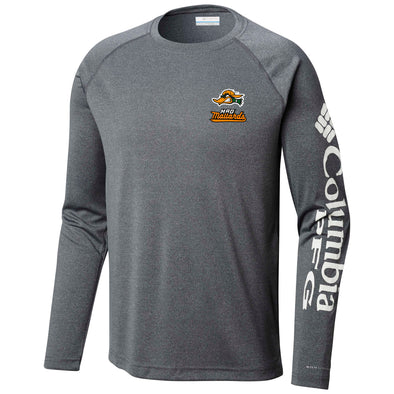 Mad Mallards Columbia Terminal Tackle Grey LS Shirt