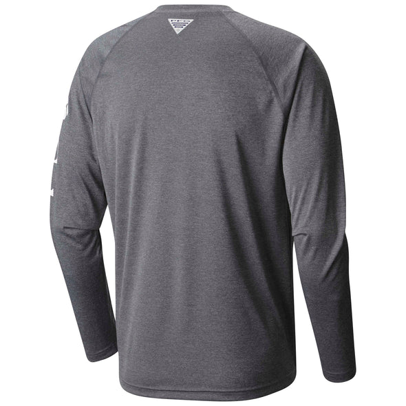 Mad Mallards Columbia Terminal Tackle Grey LS Shirt