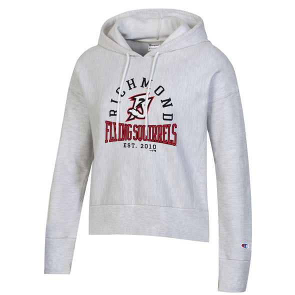 Richmond Flying Squirrels Champion Women's Reverse Weave Crop Hoodie