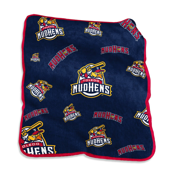 Toledo Mud Hens 50"x60" Raschel Blanket