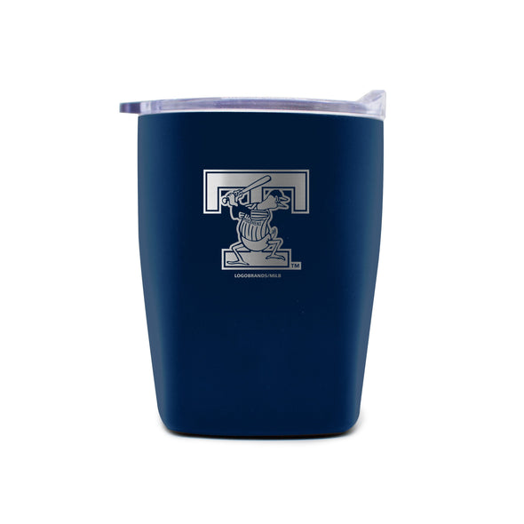 Toledo Mud Hens T-logo Etched Rocks Tumbler