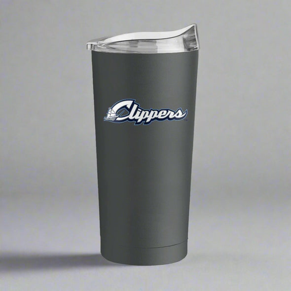 Columbus Clippers Logo Brands Powder Coat Tumbler