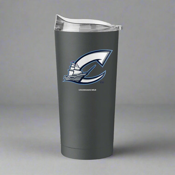 Columbus Clippers Logo Brands Powder Coat Tumbler