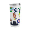 Columbus Clippers Logo Brands Native Design 20 oz Metal Tumbler