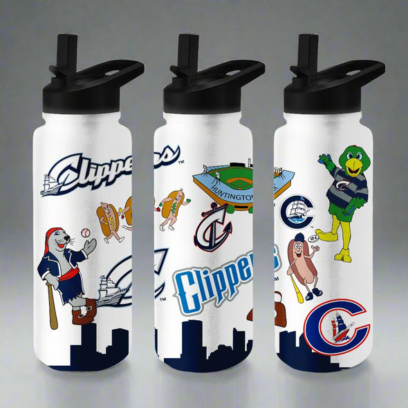 Columbus Clippers Logo Brands Native Design 34 oz Metal Tumbler