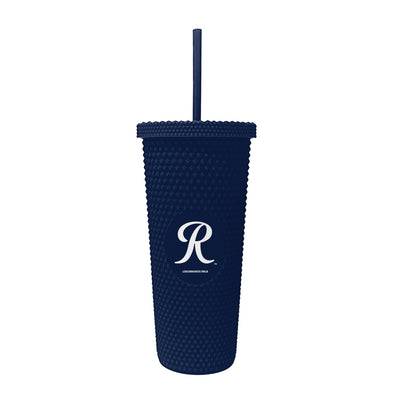 Tacoma Rainiers 24oz Navy Studded Tumbler