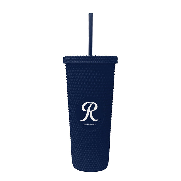 Tacoma Rainiers 24oz Navy Studded Tumbler