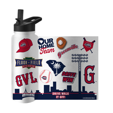 Greenville Drive Logo Brands 34oz Native Tumbler