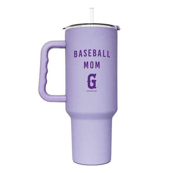 Greenville Drive Logo Brand 40oz Lavender Mom Tumbler