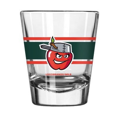 Fort Wayne TinCaps 2oz Stripe Shot Glass