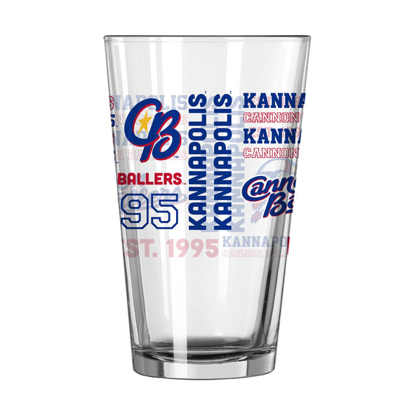 16oz Pint Glass