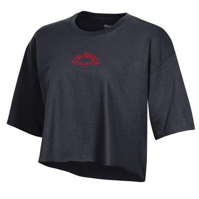 Richmond Flying Squirrels Champion BF Crop Tee