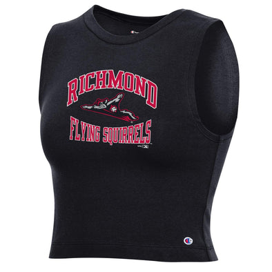 Richmond Flying Squirrels Women's Champion Crop Tank Top