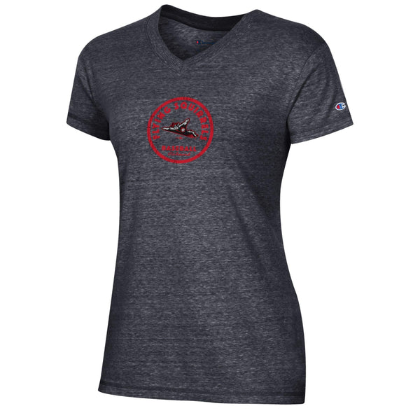 Richmond Flying Squirrels Women's Champion Black Triumph V-Neck