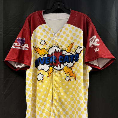 COMIC BOOK JERSEY #26-SIZE XL, SACRAMENTO RIVER CATS