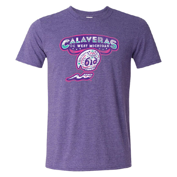 Calaveras de West Michigan Heather Purple Tee - Copa