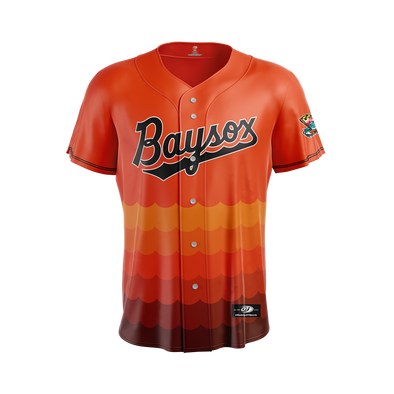 Chesapeake Baysox OT Sports ADULT Replica Alternate ORANGE Jersey