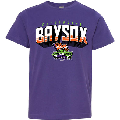 Chesapeake Baysox YOUTH Kapow PURPLE